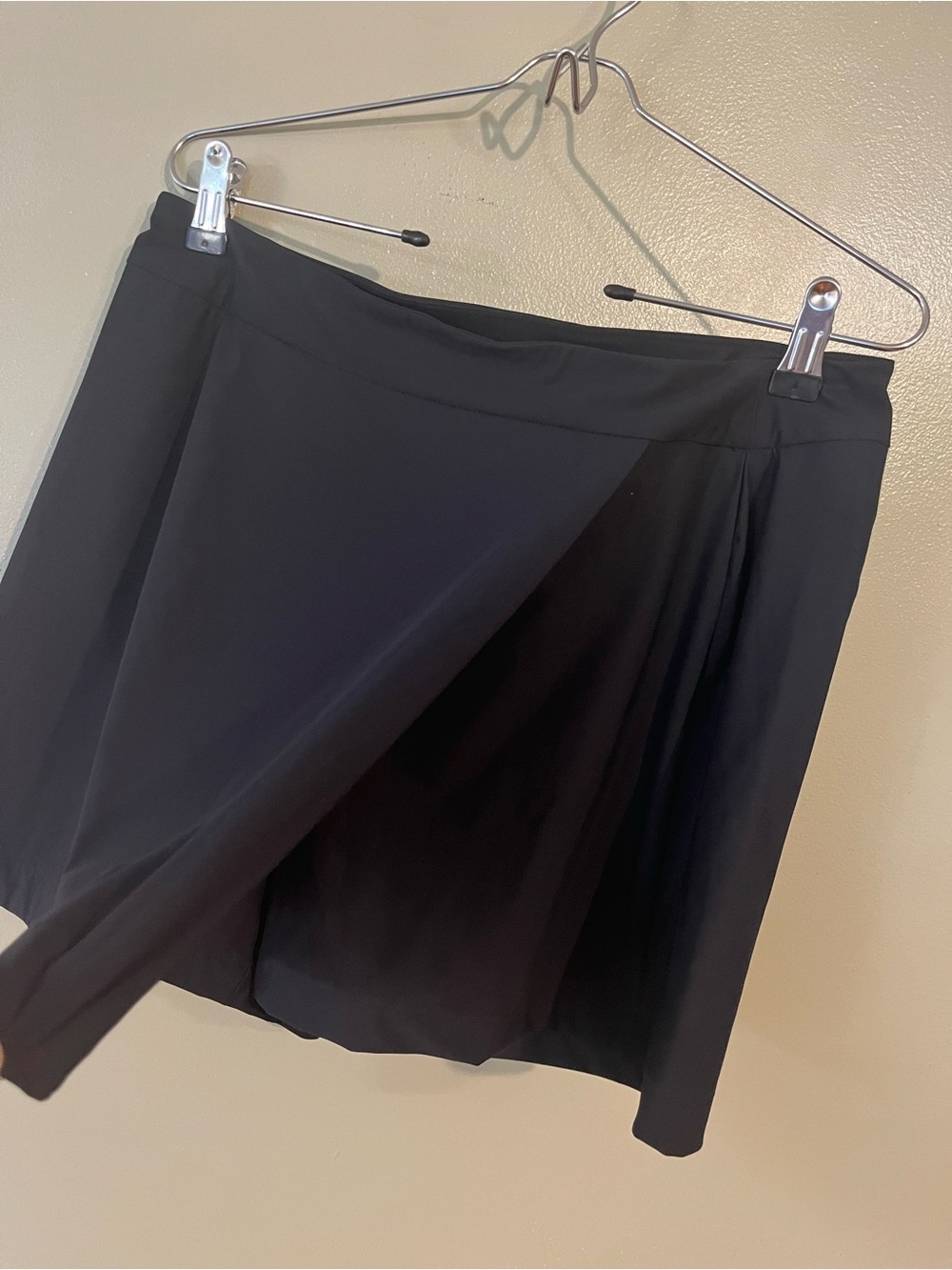Spanx Nylon Black Women's Wrap Skort M Tennis